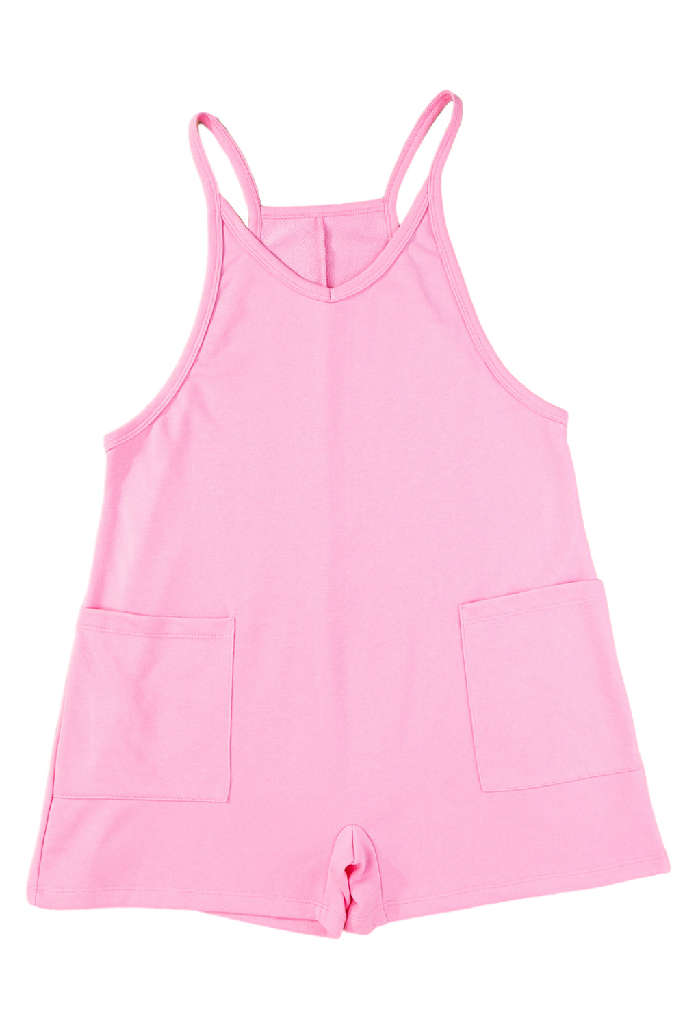 Pink Pocketed Romper