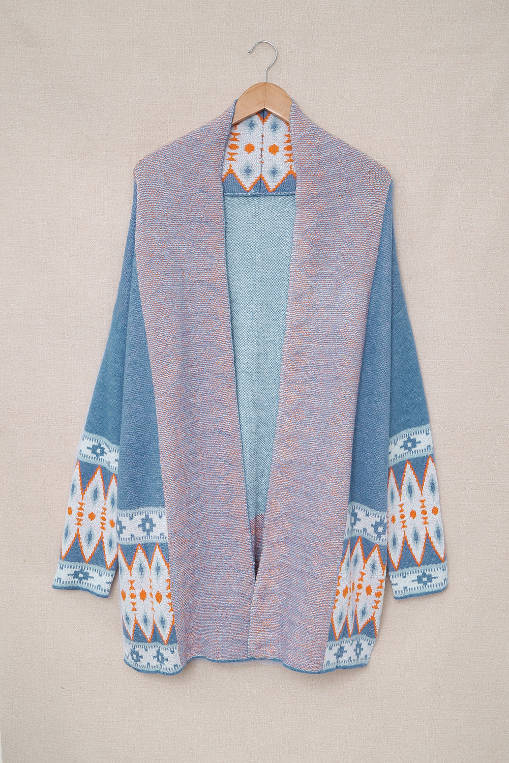 Blue Aztec Cardigan