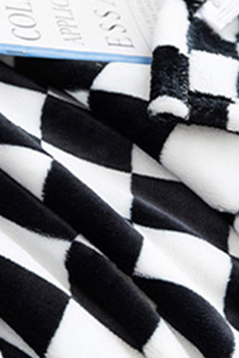 Checkerboard Printed Soft Throw Blanket