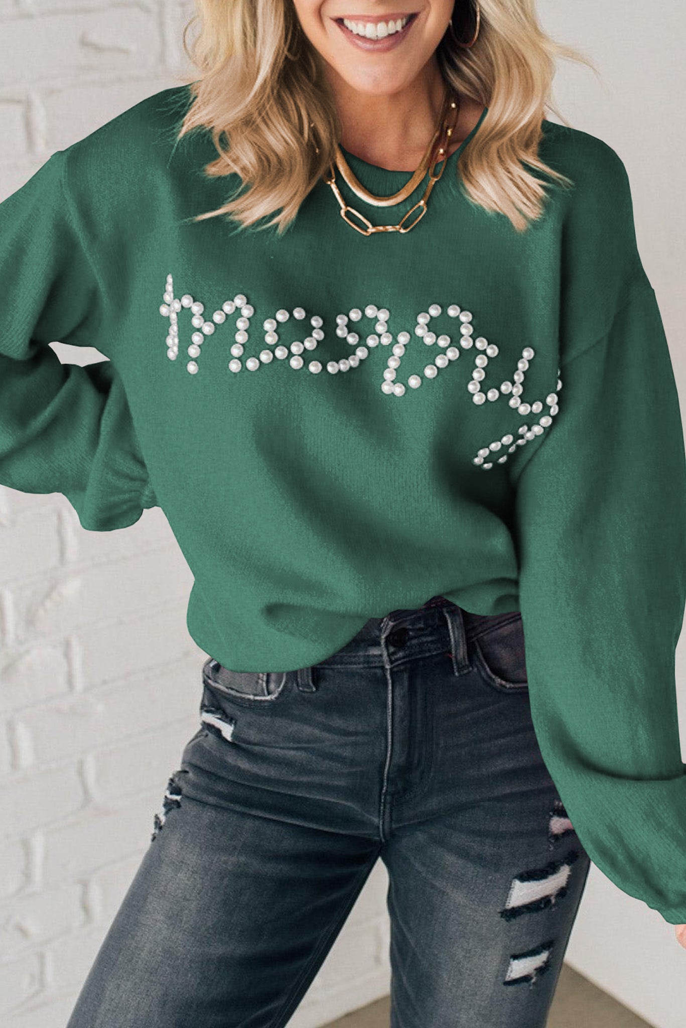 Pearl Merry Knit Sweater