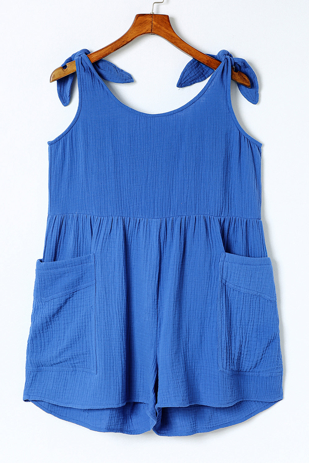 Knotted Straps Romper