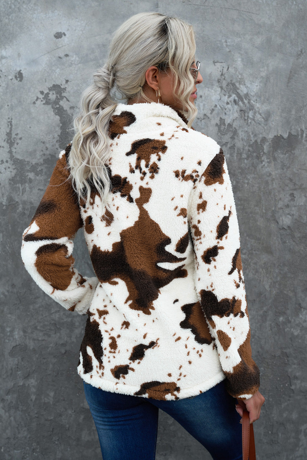 Cow Print Sweatshirt