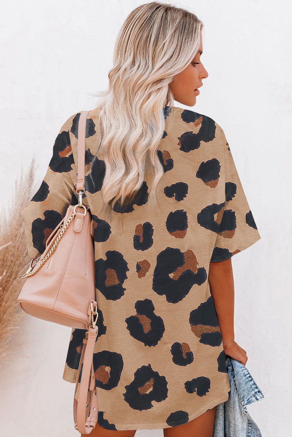 Oversized Leopard Boyfriend Style T-Shirt