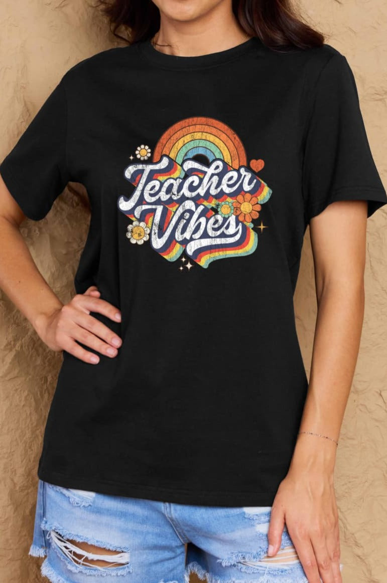 TEACHER VIBES Graphic Tee