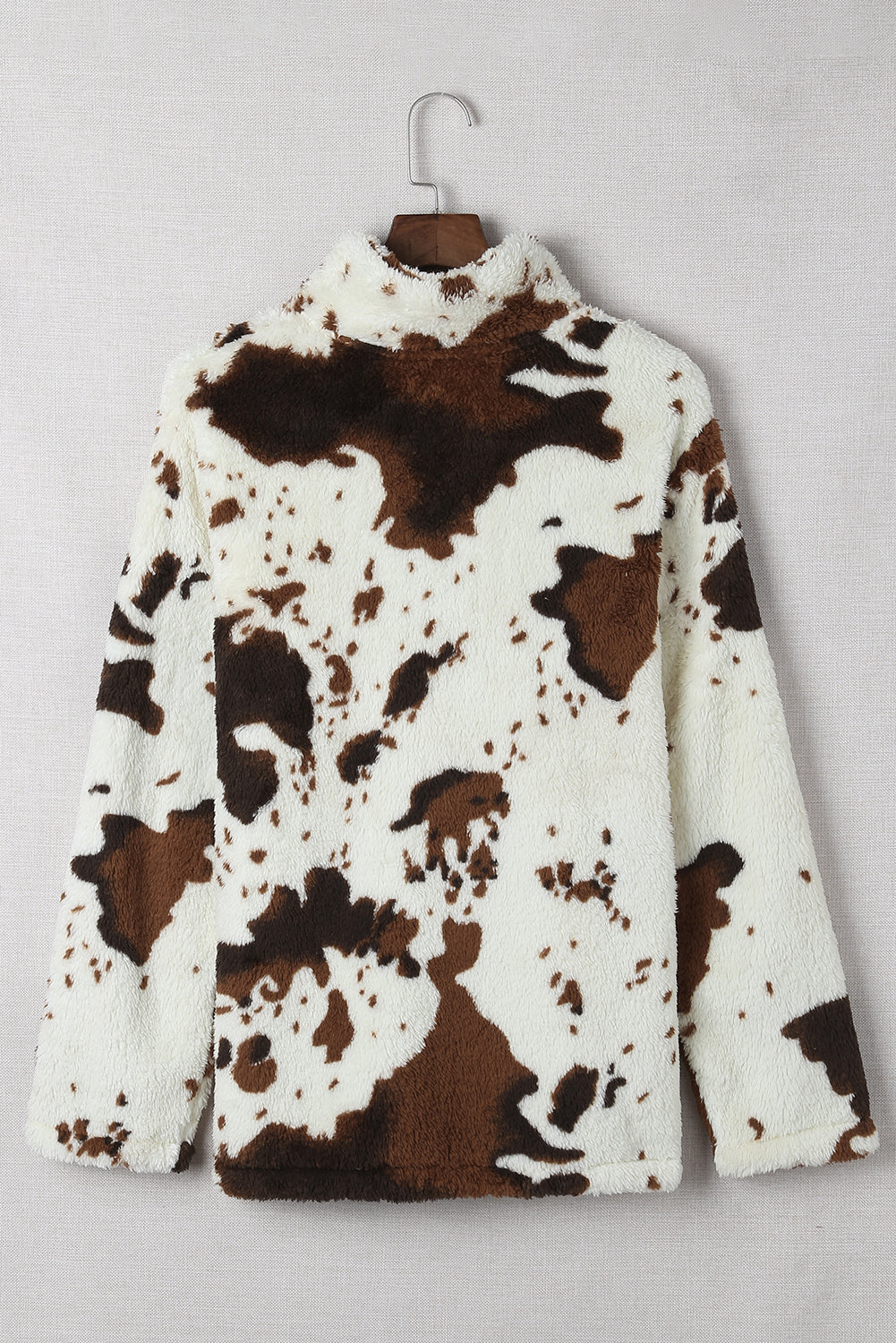 Cow Print Sweatshirt