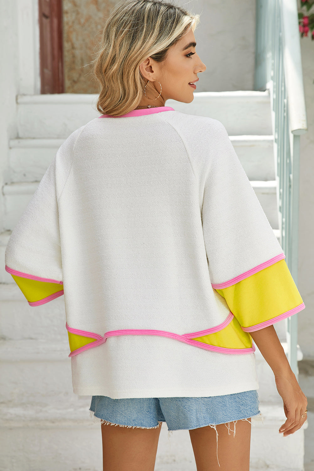 Colorblock Relaxed Top