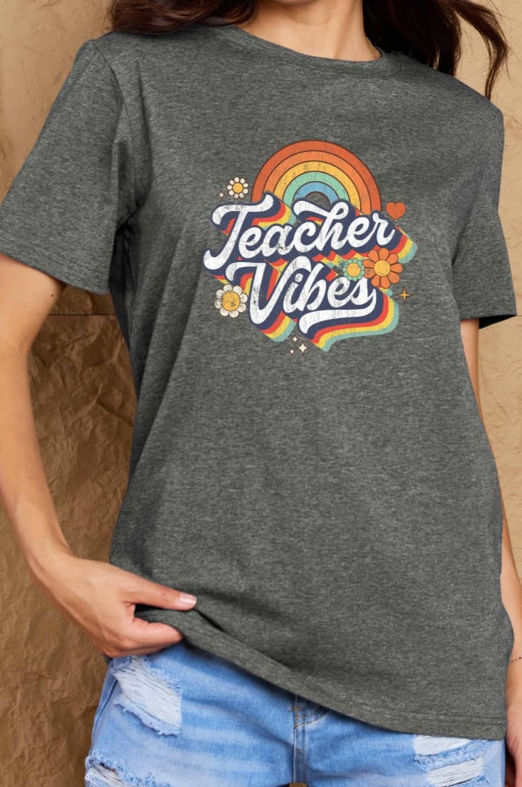 TEACHER VIBES Graphic Tee