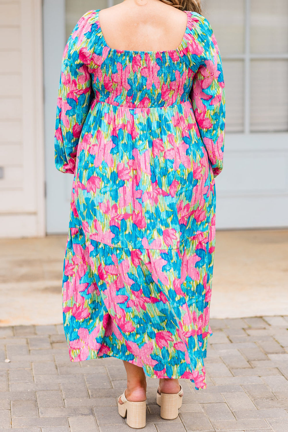 Plus Size Floral Maxi Dress