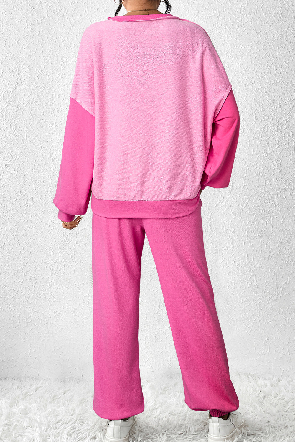 Bonbon Pullover and Drawstring Joggers Set