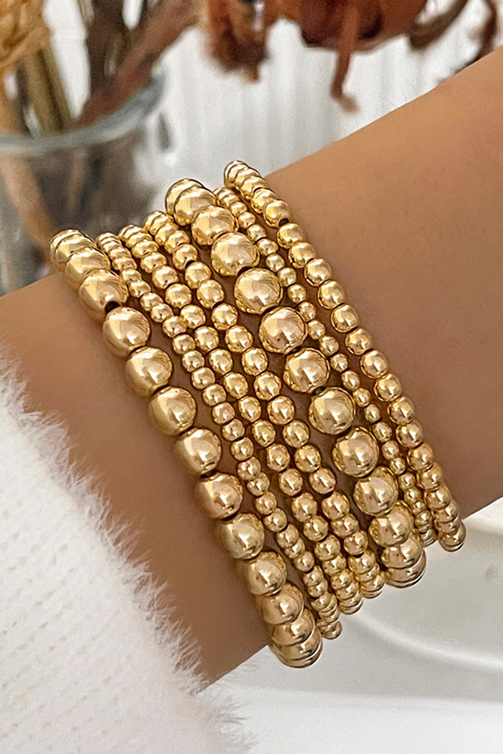 7pcs Minimalist Beaded Bracelet Set