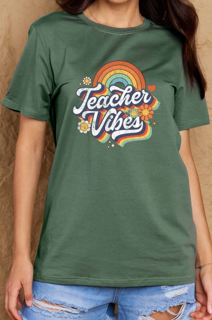 TEACHER VIBES Graphic Tee