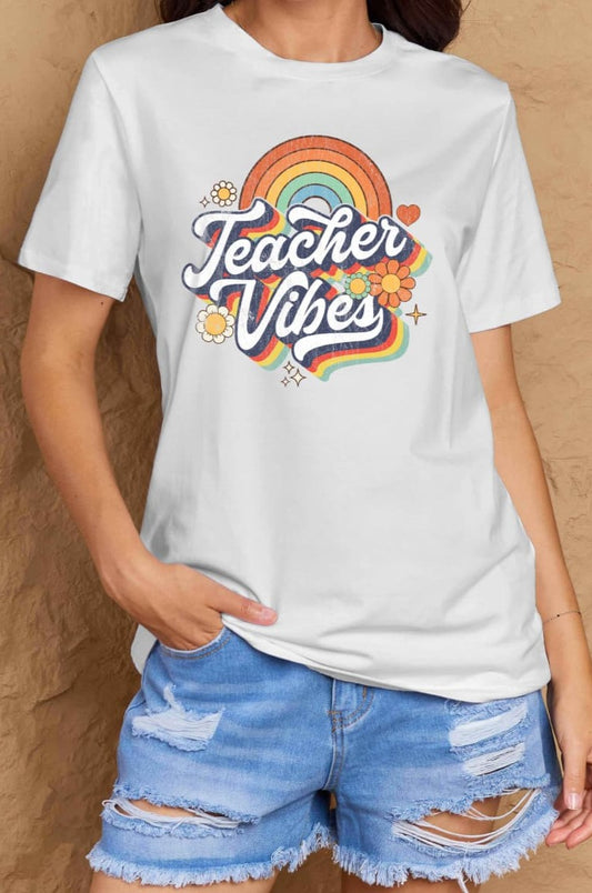 TEACHER VIBES Graphic Tee