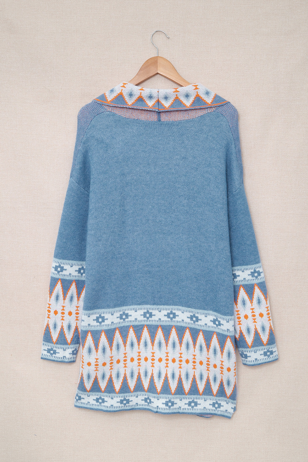 Blue Aztec Cardigan