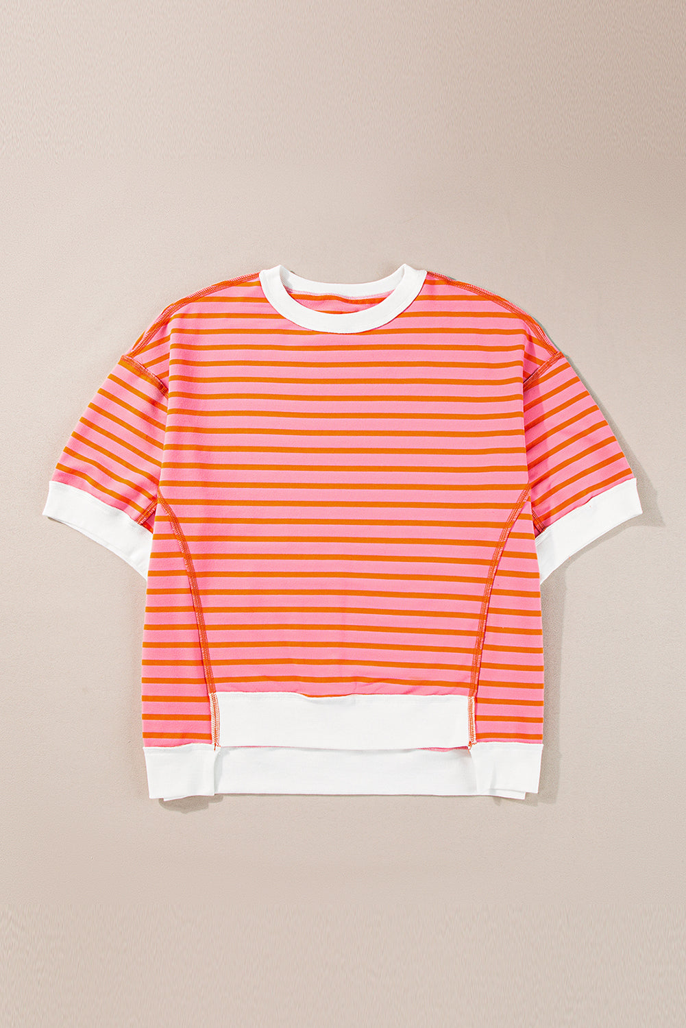 Stripe Drop Sleeve Top