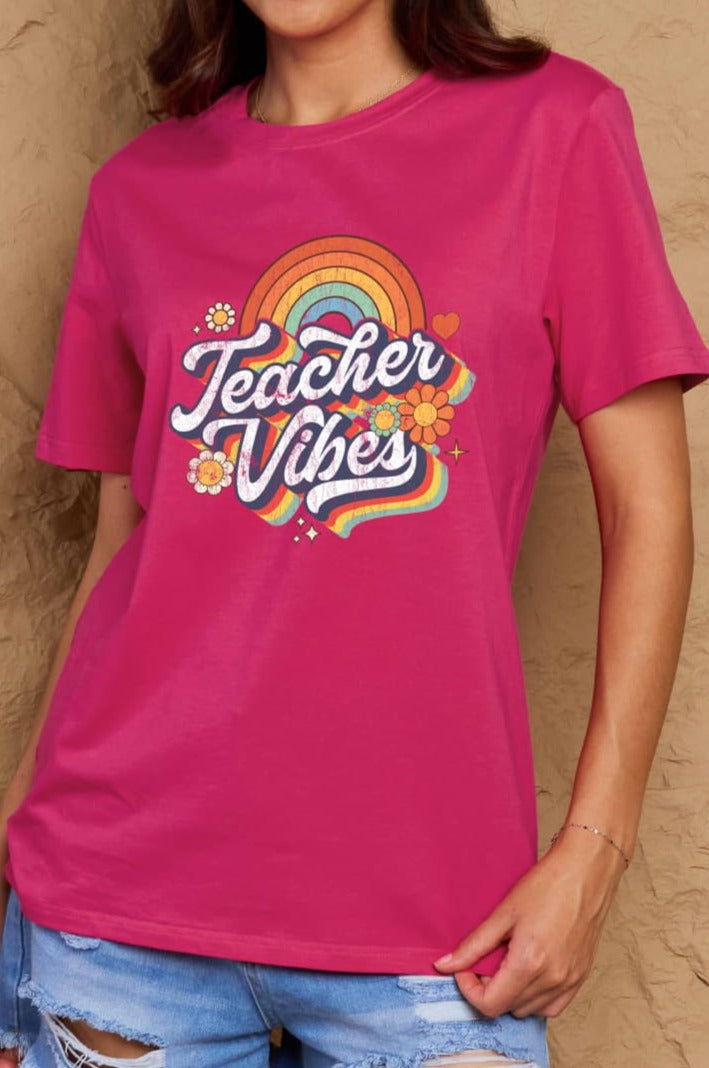 TEACHER VIBES Graphic Tee