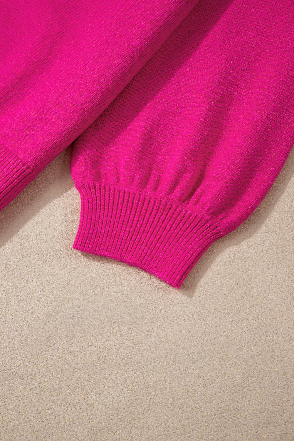 Plus Size Strawberry Pink Pearl Sweater