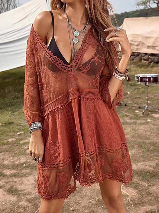 Lace Cover-Up Dress