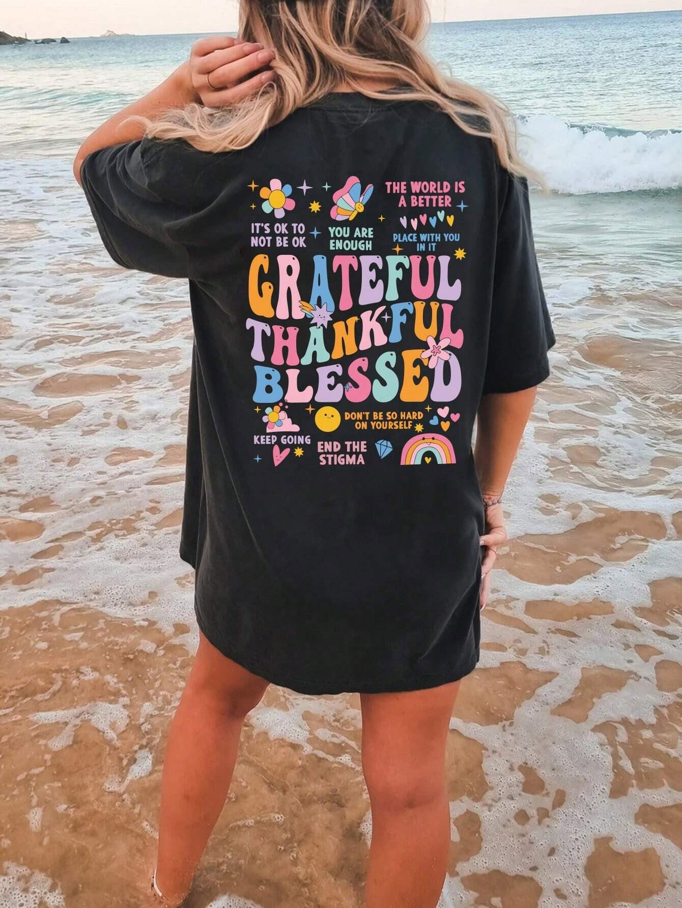 GRATEFUL Graphic Short Sleeve T-Shirt