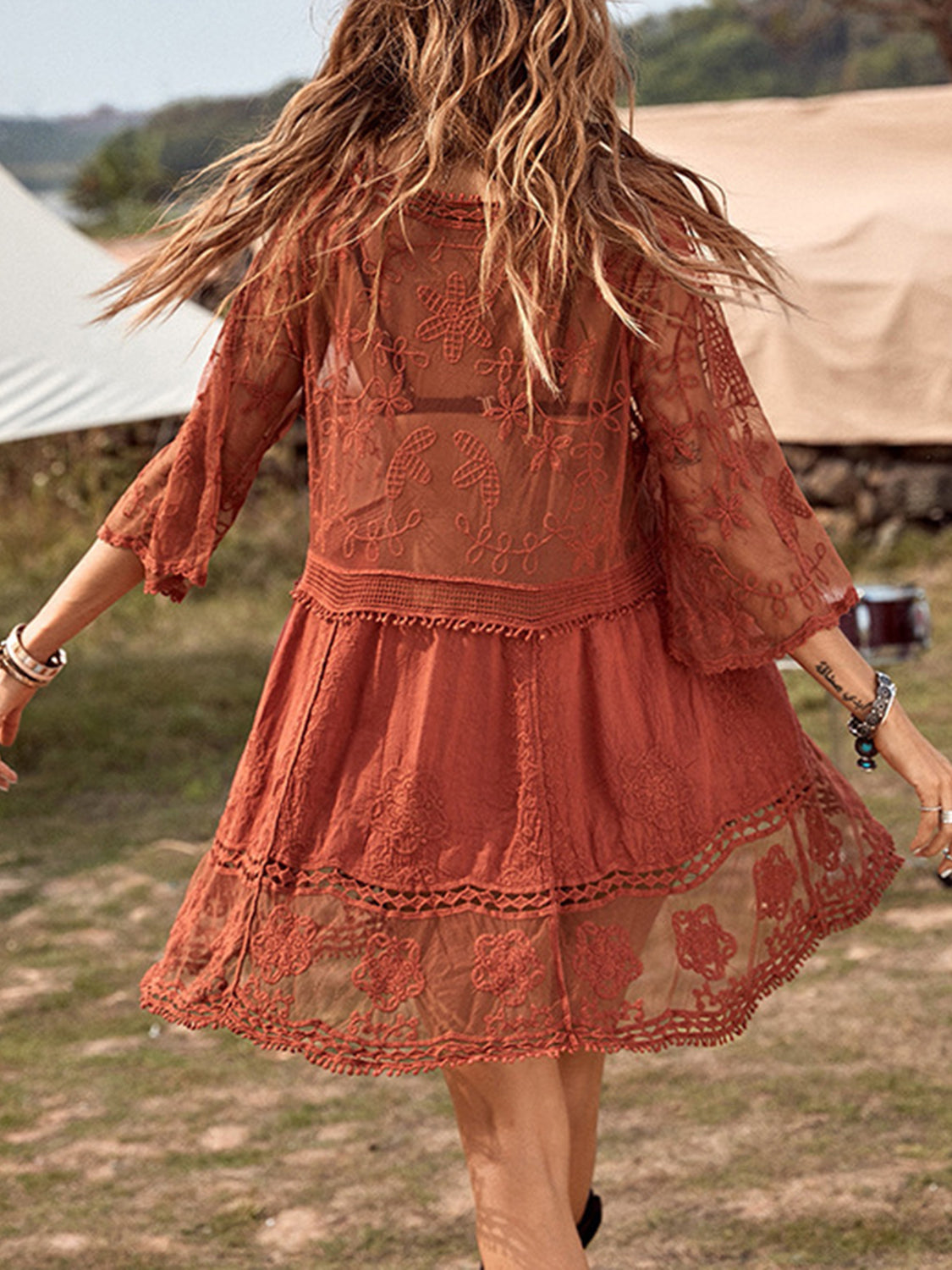 Lace Cover-Up Dress