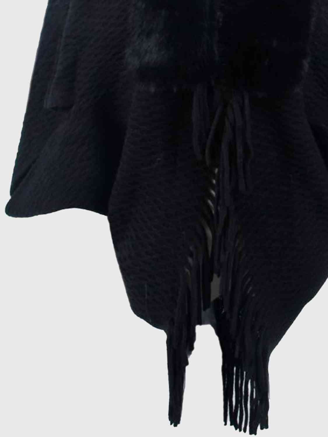 Fringe Hem Poncho