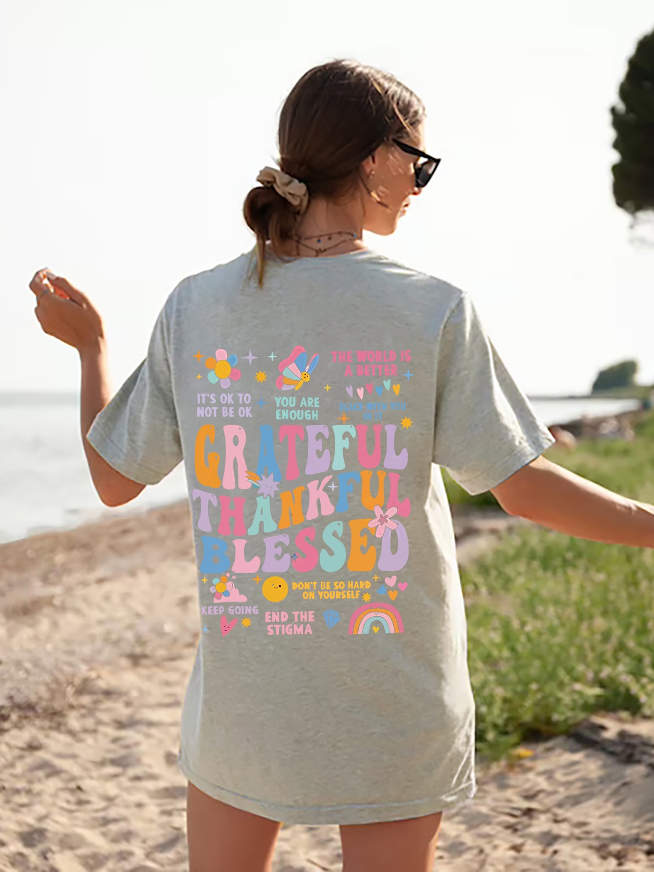 GRATEFUL Graphic Short Sleeve T-Shirt